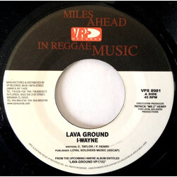 I Wayne Lava Ground USED VINYL 7INCH 45 RPM