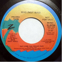 Was (Not Was) Out Come The Freaks USED VINYL 7INCH 45 RPM PROMO STYRENE STEREO MONO