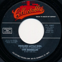 The Shirelles Foolish Little Girl / Baby It's You USED VINYL 7INCH 45 RPM SINGLE