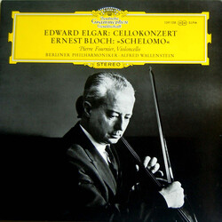 Sir Edward Elgar / Ernest Bloch / Alfred Wallenstein / Pierre Fournier / Berliner Philharmoniker Cellokonzert / Schelomo Vinyl LP USED
