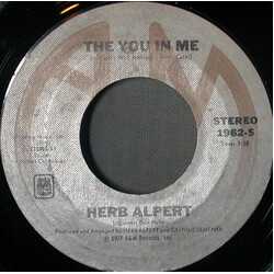 Herb Alpert The You In Me / African Summer USED VINYL 7INCH 45 RPM STEREO