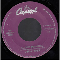 Duran Duran Electric Barbarella USED VINYL 7INCH 45 RPM SINGLE JUKEBOX
