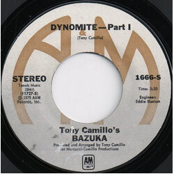 Tony Camillo's Bazuka Dynomite USED VINYL 7INCH 45 RPM STYRENE STEREO