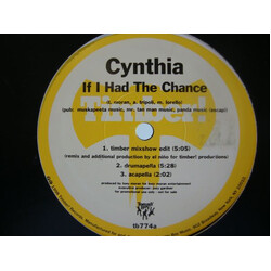 Cynthia If I Had The Chance USED VINYL 12INCH 33 S RPM PROMO