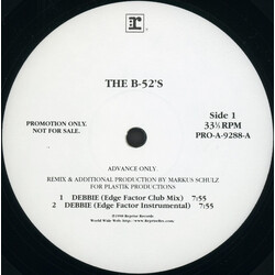 The B-52's Debbie USED VINYL 12INCH 33 S RPM ADVANCE PROMO