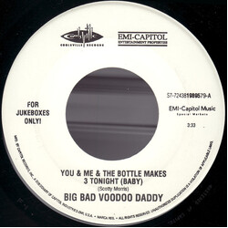 Big Bad Voodoo Daddy You & Me & The Bottle Makes 3 Tonight (Baby) / Jumpin Jack USED VINYL 7INCH 45 RPM SINGLE JUKEBOX