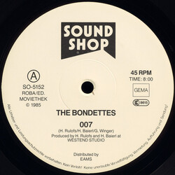 Bondettes 007 USED VINYL 12INCH 45 RPM