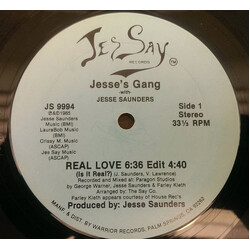 Jesse's Gang / Jesse Saunders Real Love USED VINYL 12INCH 33 S RPM