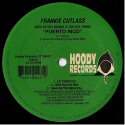 Frankie Cutlass Puerto Rico USED VINYL 12INCH 33 S RPM