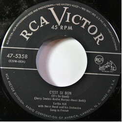 Eartha Kitt / Henri René And His Orchestra C'est Si Bon / African Lullaby USED VINYL 7INCH 45 RPM SINGLE