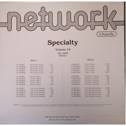 Craig Palmer (4) Speciality - Volume 14 Vinyl LP USED