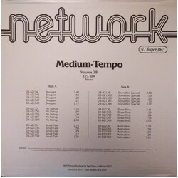 Larry Owens / Craig Palmer (4) Medium-Tempo - Volume 28 Vinyl LP USED