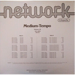 Various Medium-Tempo - Volume 18 Vinyl LP USED