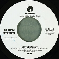 Fuel (3) Bittersweet / Shimmer USED VINYL 7INCH 45 RPM SINGLE JUKEBOX LIMITED EDITION STEREO
