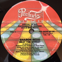 Sharon Redd Beat The Street - Special 12 Inch Vocal Version USED VINYL 12INCH 33 S RPM