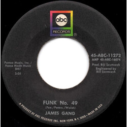 James Gang Funk No. 49 / Thanks USED VINYL 7INCH 45 RPM SINGLE