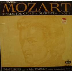 Richard Ellsasser Mozart - The Complete Sonatas for Organ and Orchestra - Volume 2 of 2 Volumes Vinyl LP USED