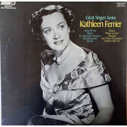 Kathleen Ferrier Great Singers Series: Arias From Bach, Mendelssohn, Gluck, Handel Vinyl LP USED