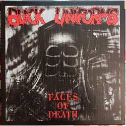 Black Uniforms Faces Of Death Vinyl LP USED