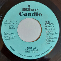 Paulette Reaves Jazz Freak USED VINYL 7INCH 45 RPM STEREO