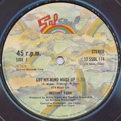 Instant Funk Got My Mind Made Up USED VINYL 12INCH 45 RPM
