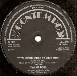 Swamp Dogg Total Destruction To Your Mind USED VINYL 7INCH