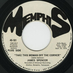 James Spencer (2) Take This Woman Off The Corner USED VINYL 7INCH 45 RPM PROMO