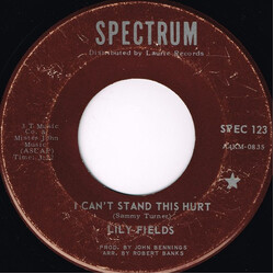 Lily Fields I Can't Stand This Hurt USED VINYL 7INCH 45 RPM PROMO