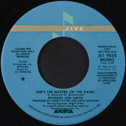 Richard Jon Smith She's The Master (Of The Game) USED VINYL 7INCH 45 RPM PROMO