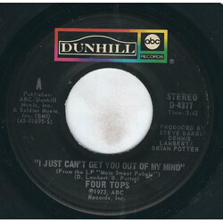 Four Tops I Just Can't Get You Out Of My Mind / Am I My Brother's Keeper USED VINYL 7INCH 45 RPM SINGLE