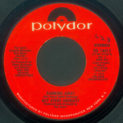 Roy Ayers Ubiquity Running Away / Cincinnati Growl USED VINYL 7INCH 45 RPM SINGLE STYRENE STEREO