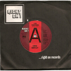Chris Bartley I See Your Name USED VINYL 7INCH 45 RPM PROMO