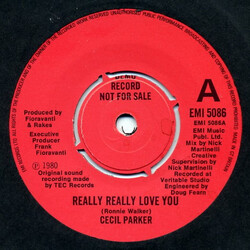Cecil Parker Really Really Love You USED VINYL 7INCH SINGLE PROMO