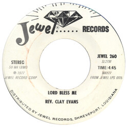 Rev. Clay Evans Lord Bless Me / Lift Him Up USED VINYL 7INCH 45 RPM STEREO
