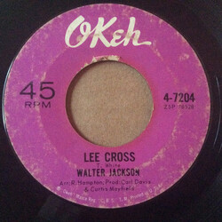 Walter Jackson It's All Over / Lee Cross USED VINYL 7INCH SINGLE 45 RPM