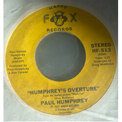 Paul Humphrey Humphrey's Overture / Bionic Salsa USED VINYL 7INCH 45 RPM