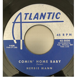 Herbie Mann Summertime / Comin' Home Baby USED VINYL 7INCH 45 RPM SINGLE