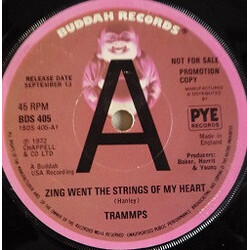The Trammps Zing Went The Strings Of My Heart USED VINYL 7INCH 45 RPM PROMO REISSUE