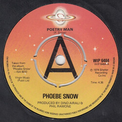 Phoebe Snow Poetry Man USED VINYL 7INCH 45 RPM SINGLE PROMO