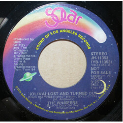 The Whispers (Oliva) Lost And Turned Out USED VINYL 7INCH 45 RPM MISPRINT PROMO