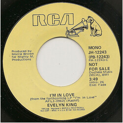 Evelyn King I'm In Love USED VINYL 7INCH 45 RPM SINGLE PROMO STYRENE STEREO MONO