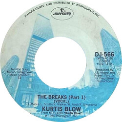Kurtis Blow The Breaks USED VINYL 7INCH 45 RPM SINGLE PROMO