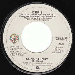 Osiris (2) Consistency USED VINYL 7INCH 45 RPM SINGLE