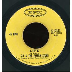 Sly & The Family Stone Life USED VINYL 7INCH 45 RPM SINGLE STYRENE