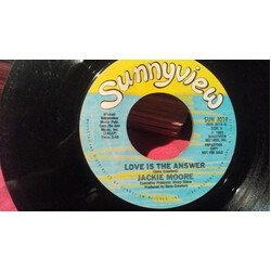 Jackie Moore Love Is The Answer USED VINYL 7INCH SINGLE 45 RPM PROMO