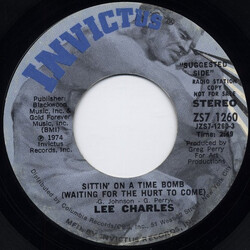 Lee Charles Sittin' On A Time Bomb (Waiting For The Hurt To Come) USED VINYL 7INCH 45 RPM PROMO STYRENE STEREO
