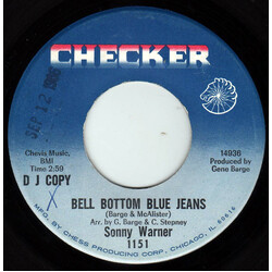 Little Sonny Warner Bell Bottom Blue Jeans USED VINYL 7INCH 45 RPM SINGLE SIDED PROMO