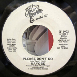 Nayobe Please Don't Go USED VINYL 7INCH 45 RPM SINGLE PROMO