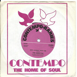 The Mirettes He's Alright With Me USED VINYL 7INCH SINGLE 45 RPM REISSUE