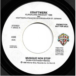 Kraftwerk Musique Non Stop USED VINYL 7INCH PROMO